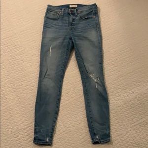 Madewell 9” High Rise Skinny Jeans